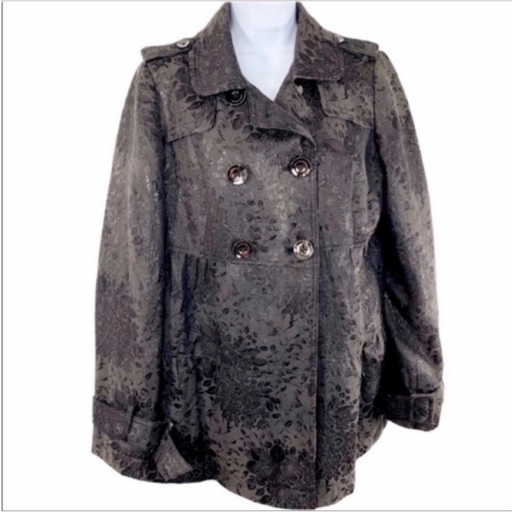 APT 9 floral jacket M black